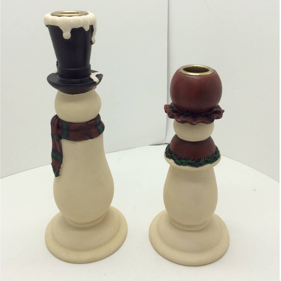 Snowman Candle Holders - Picture 2 of 4